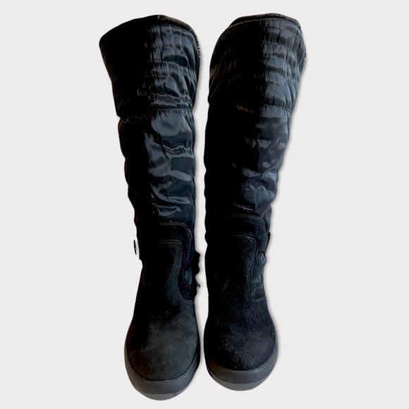 Pajar Natasha Winter Snow Boot Quilted Nylon & Suede Sz EU 37 or US 6.5 - Picture 2 of 10